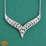 سرویس نقره زنانه میکرو با نگین های برلیان 16.9 گرمی نقره اصل 925 - Image 2