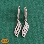 گوشواره سرویس نقره زنانه میکرو مدل SZM19