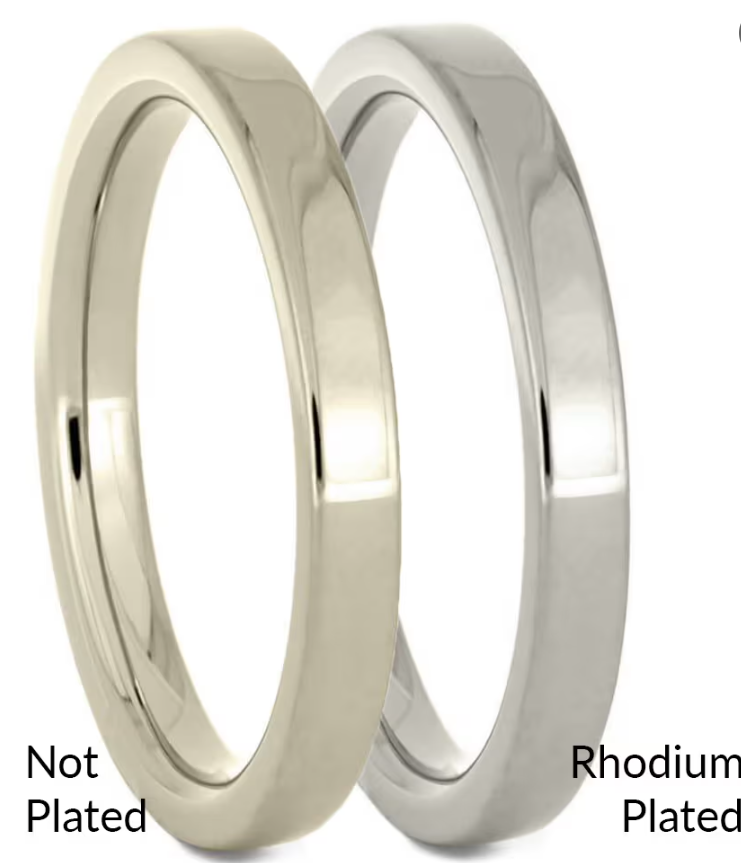 Rhodium plated