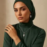 نیم ست نقره جواهری زنانه با نگین های برلیان 5.7 گرمی نقره اصل 925(NJ39)