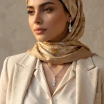 نیم ست نقره جواهری زنانه با نگین های برلیان 5.7 گرمی نقره اصل 925(NJ37)