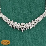 گردنبند سرویس نقره زنانه میکرو مدل SZM24