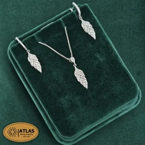 معرفی 6 تا از پر فروش ترین نیم ست نقره زنانه و دخترانه 12 نیم ست نقره جواهری زنانه با نگین های برلیان 5.2 گرمی نقره اصل 925