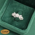 انگشتر نقره زنانه مجلسی مدل RJ47