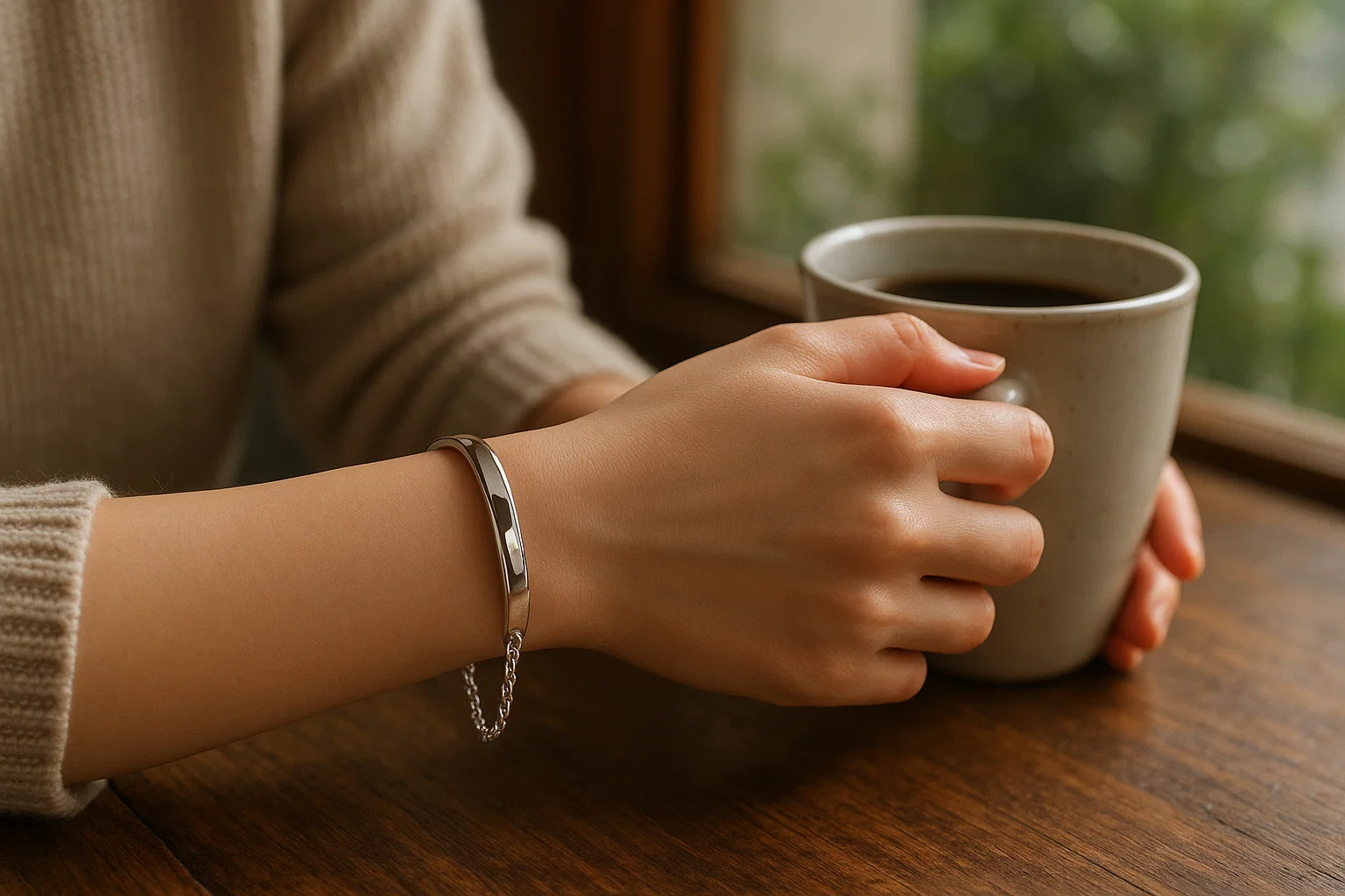 دستبند نقره زنانه