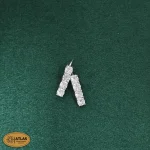 سرویس نقره جواهری زنانه تنیسی با نگین های برلیان 44 گرمی نقره اصل 925 - Image 5