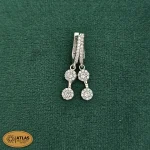 سرویس نقره جواهری زنانه مجلسی با نگین های برلیان 25.1 گرمی نقره اصل 925 - Image 5