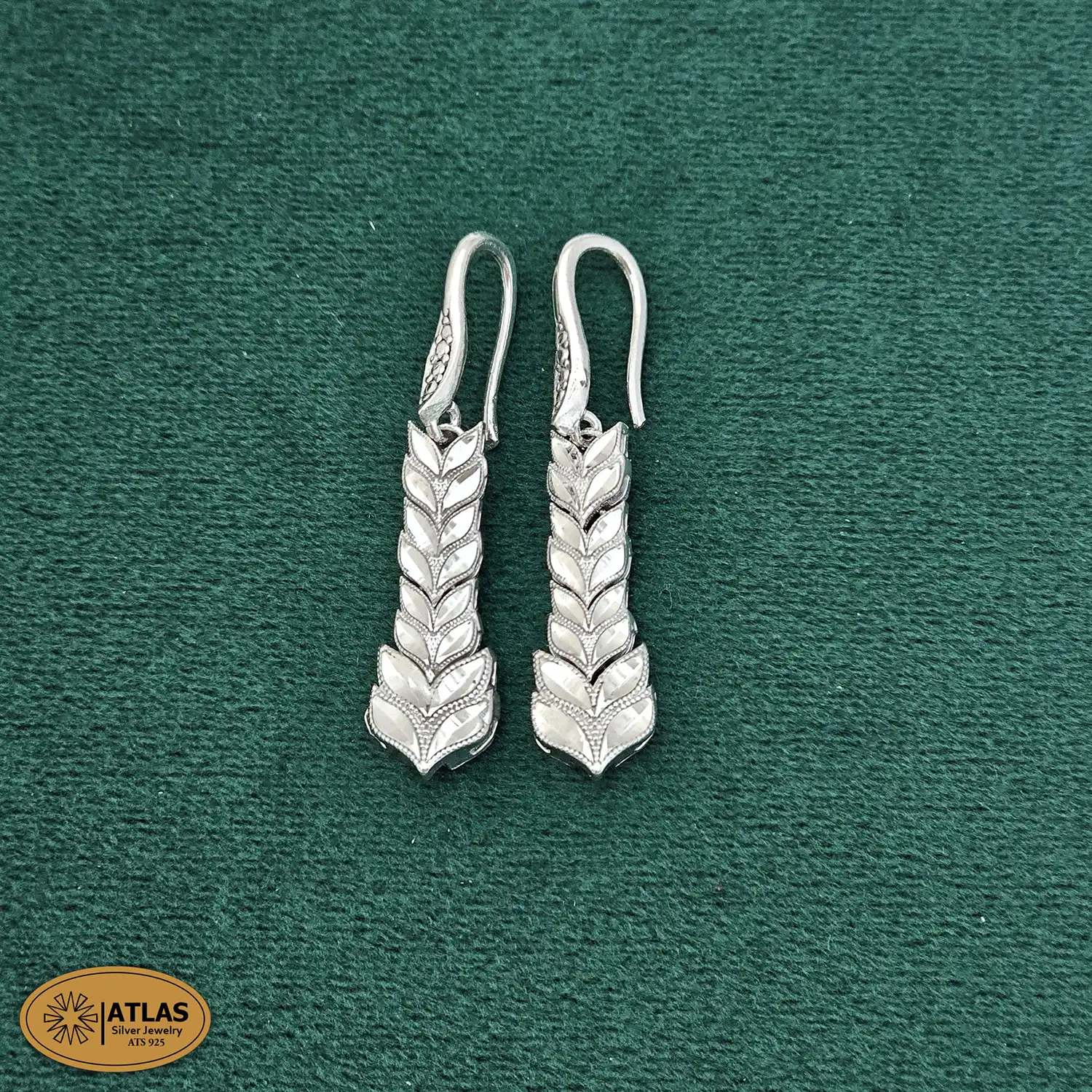 SZT1-3 سرویس نقره زنجیری تراش زنانه بدون نگین 17.2 گرمی نقره اصل 925 - Image 4