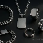 جایگزین طلا برای مرد؛ فلزات شیک و بادوام | نقره اطلس