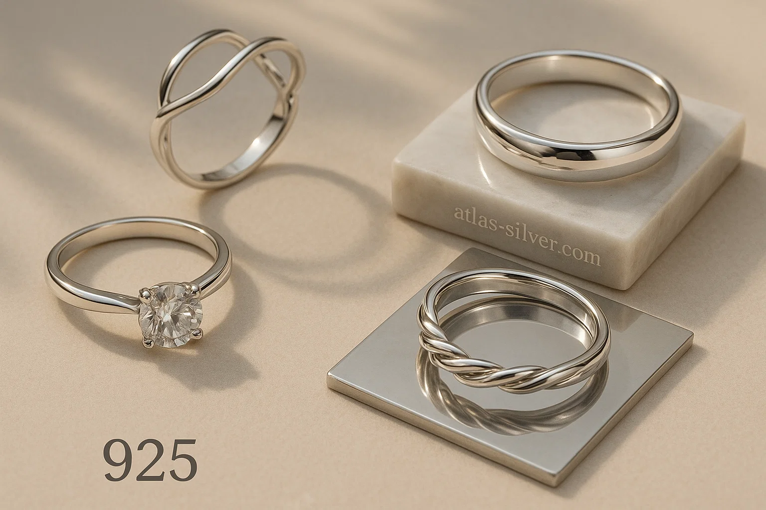 راهنمای خرید انگشتر نقره زنانه | انتخاب انگشتر نقره 925 اصل