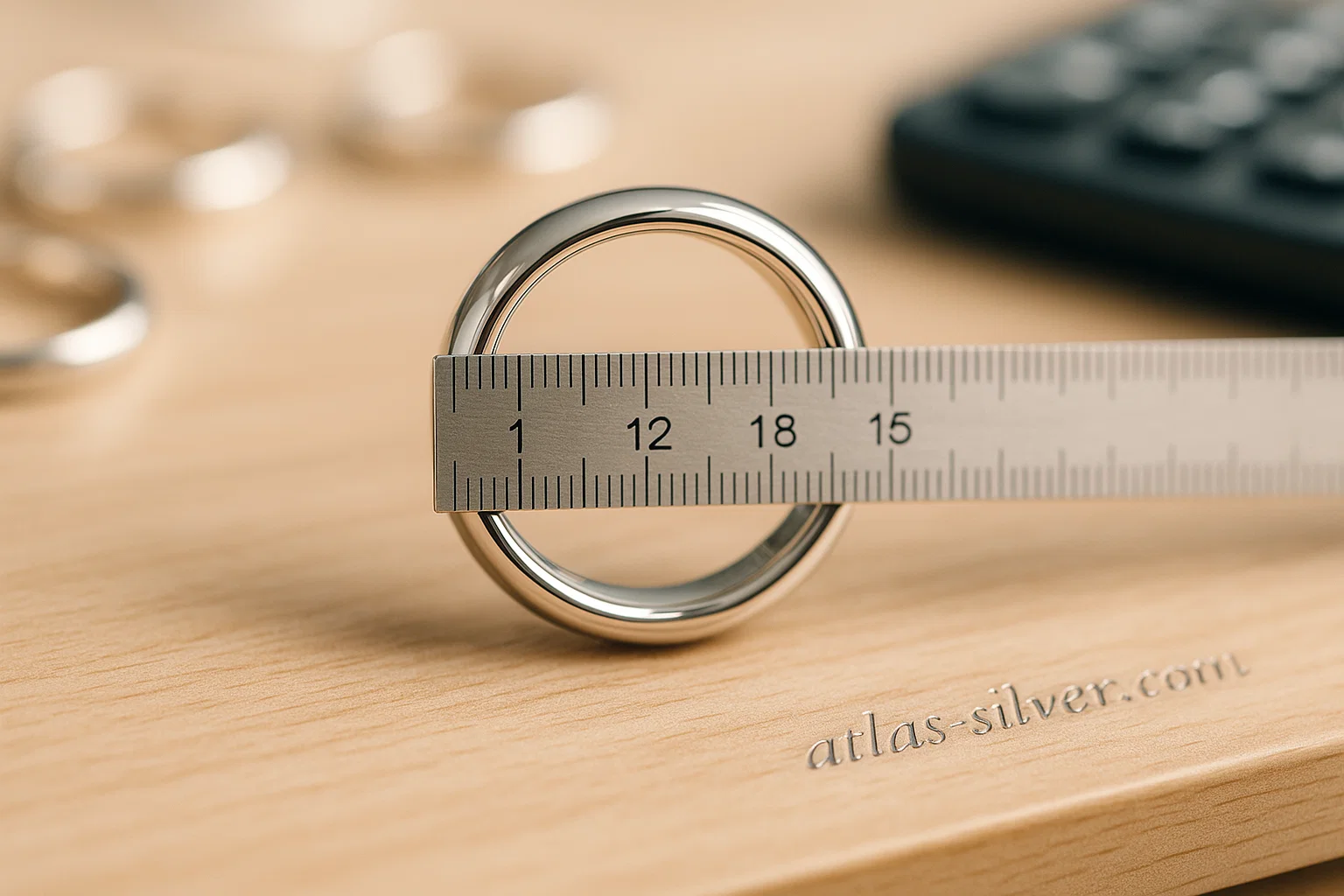 روش‌های دقیق اندازه‌گیری سایز انگشتر در خانه | نقره اطلس