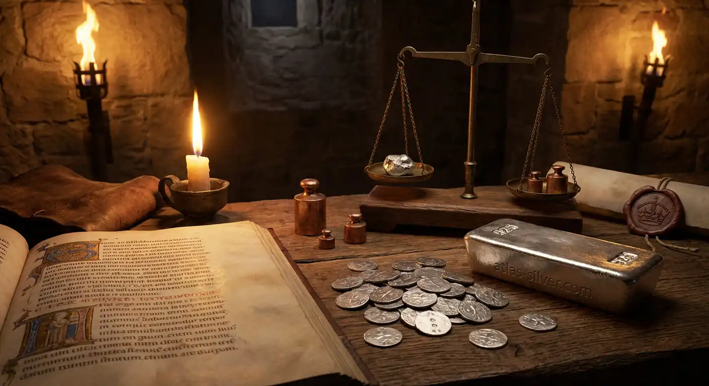 عیار نقره 925 یعنی چه؟ مقایسه با نقره خالص و روشهای تشخیص تقلبی 2 تاریخچه نقره استرلینگ یا عیار نقره ۹۲۵ – فضای ضرب سکه نقره در قرون وسطی با استاندارد خلوص ۹۲.۵ درصد - عیار نقره 925 یعنی چه؟