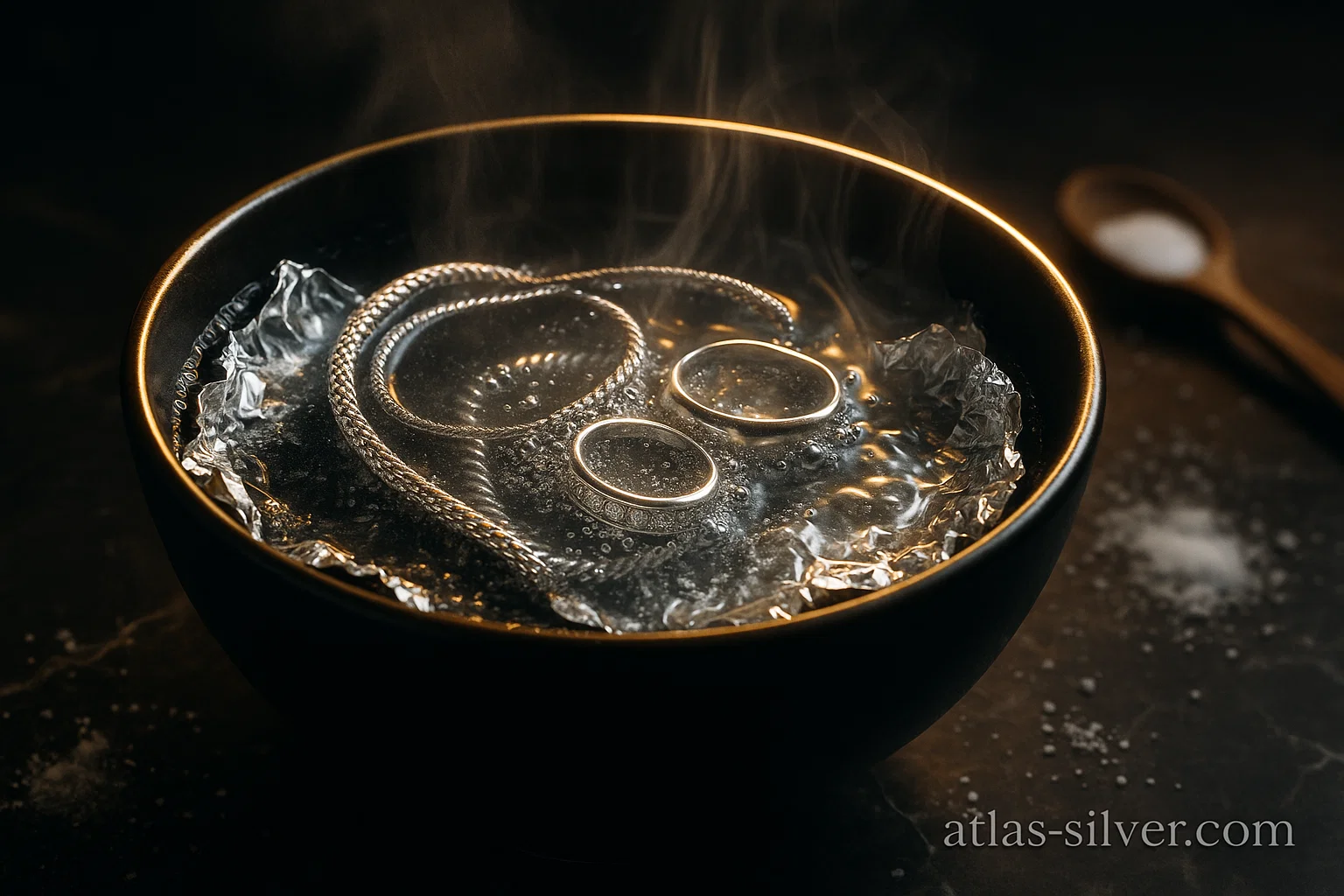 راهنمای نگهداری از زیورآلات نقره؛ روشهای ۱۰۰٪ خانگی 2 نگهداری از زیورآلات نقره در خانه | نقره اطلس