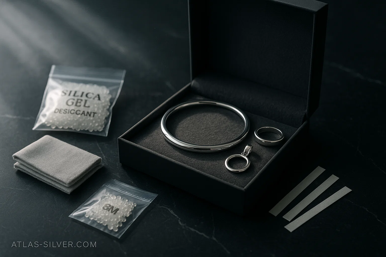 راهنمای نگهداری از زیورآلات نقره؛ روشهای ۱۰۰٪ خانگی 3 تمیز کردن نقره سیاه شده با جوش شیرین