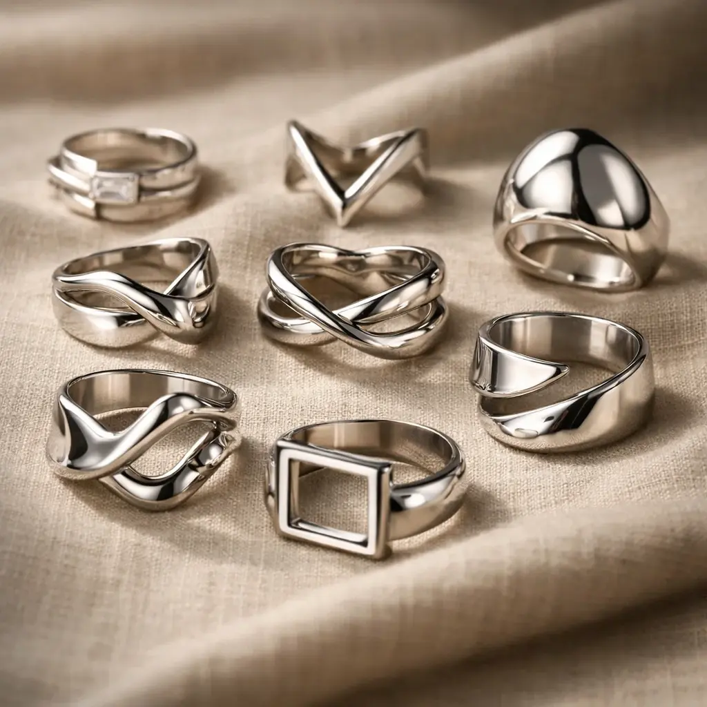 ترندترین انگشترهای نقره