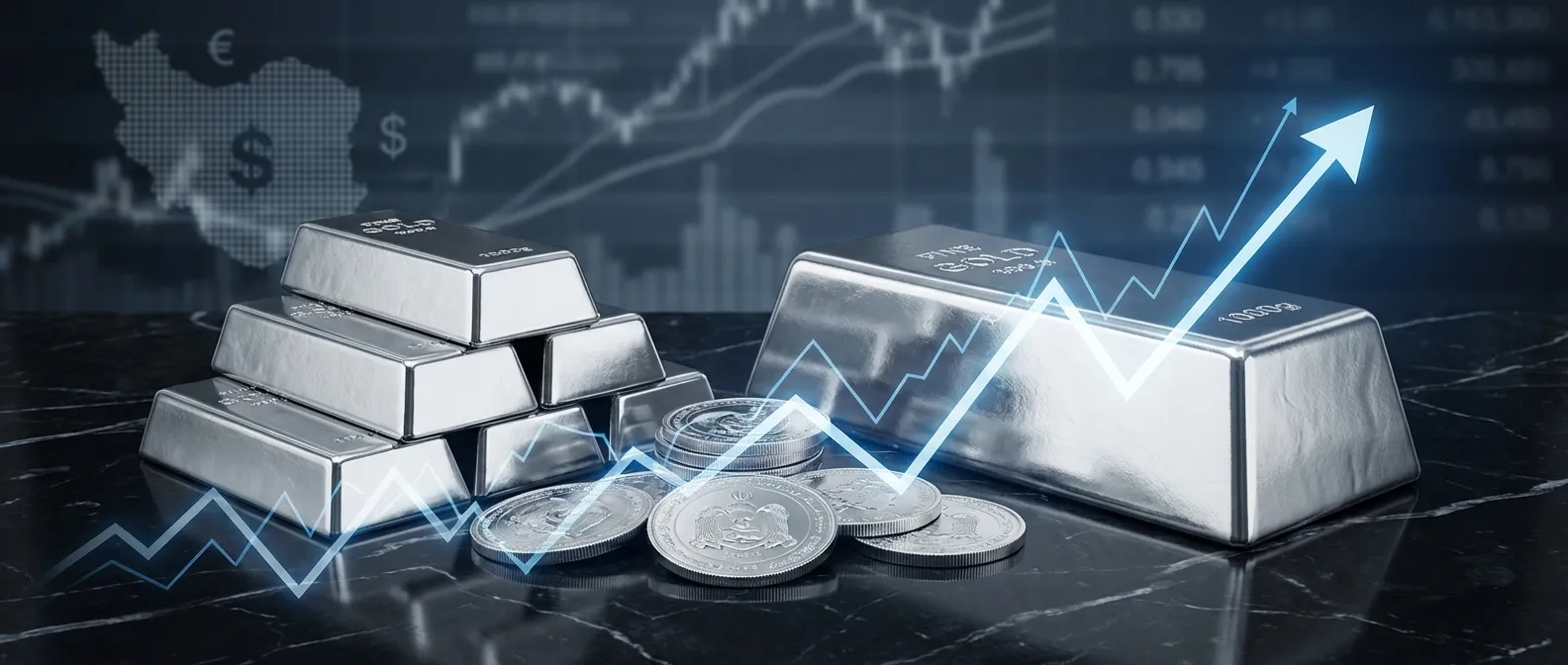 چرا نقره گران شد؟ بررسی آینده نقره در ایران 3 چرا نقره گران شد؟ بررسی آینده نقره در ایران