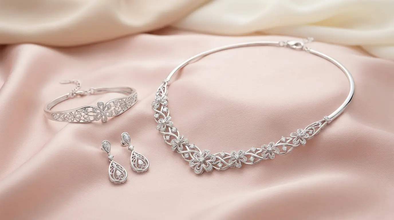 بهترین سرویس های نقره عروس مشابه طلا