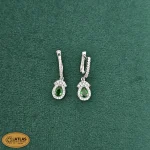 سرویس نقره زنجیری زنانه با نگین های برلیان و اشک 23.8 گرمی نقره اصل 925 - Image 4
